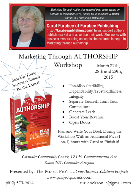 Marketing Through Authorship Workshop