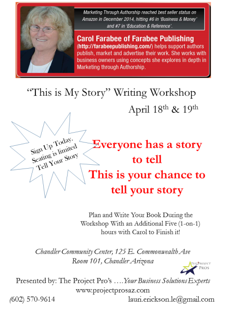 This Is My Story Workshop