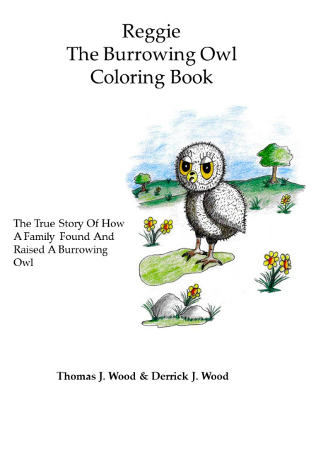 Reggie the Burrowing Owl Coloring Book